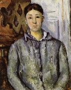 Paul Cezanne Madame Cezanne in Blue china oil painting reproduction